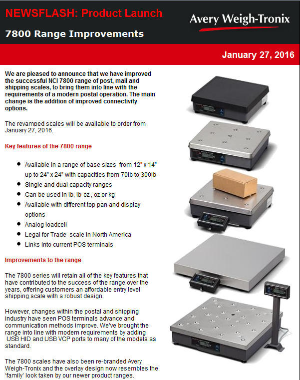Shipping / Parcel Manifesting Scales